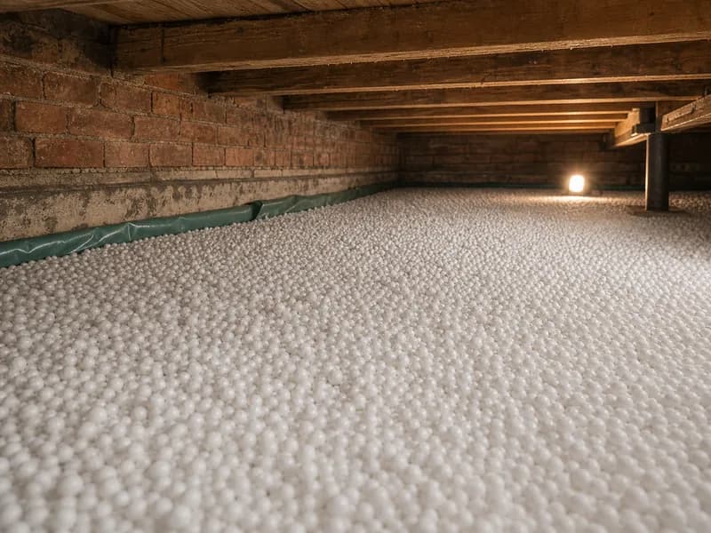 Afgerond bodemisolatieproject voor droge kruipruimte