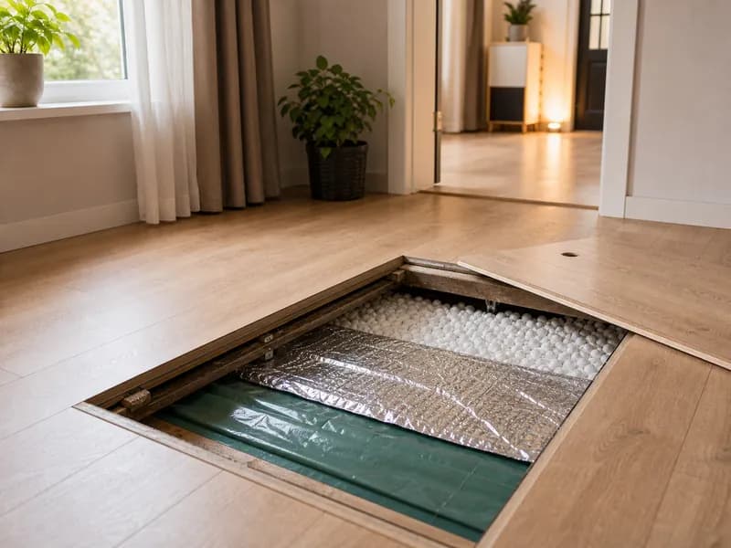 Afgerond vloerisolatieproject in een woning in de regio Uden